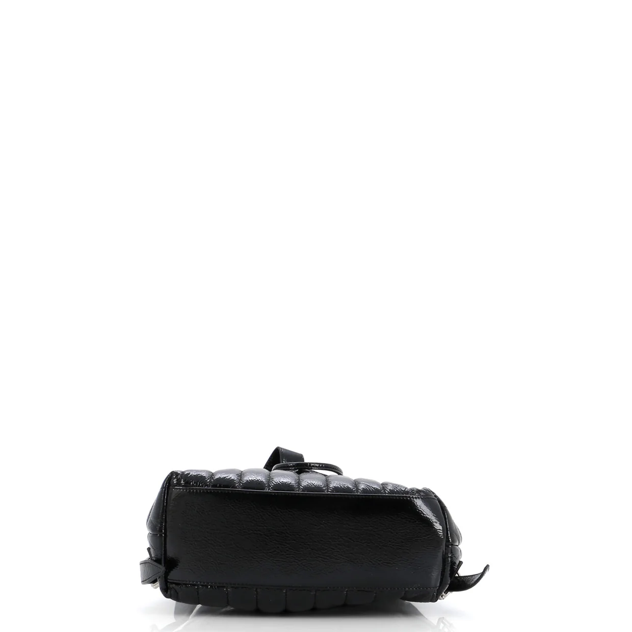 LouLou Backpack Matelasse Chevron Patent Small - Deep Luxury