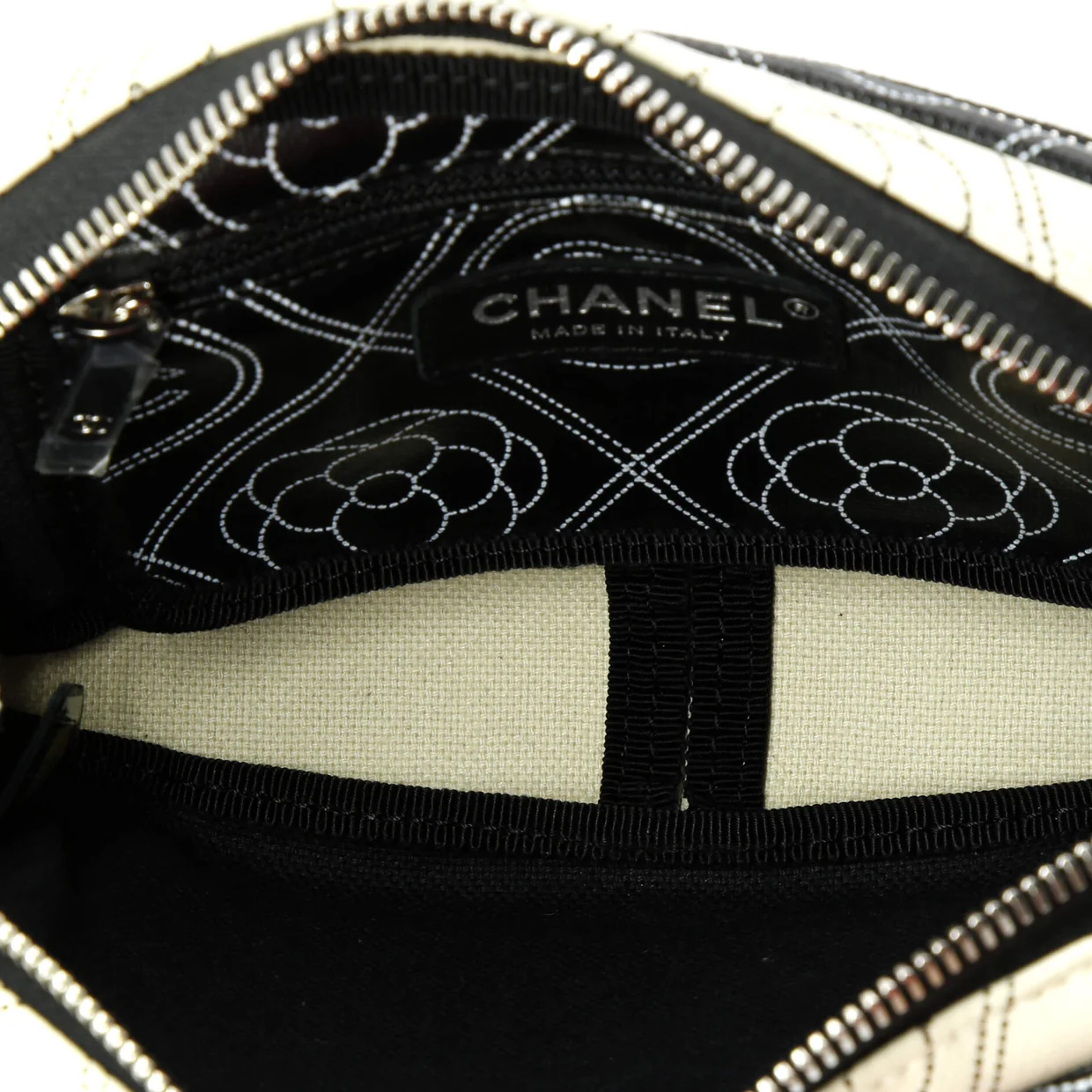 Logo Camera Case Clutch Printed Coated Canvas - Deep Luxury