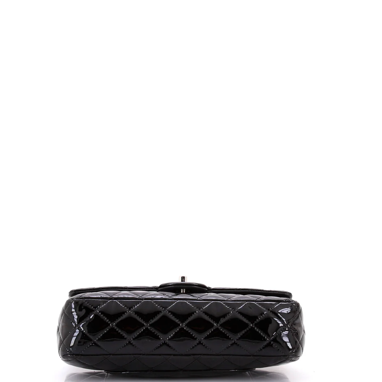 Classic Double Flap Bag Quilted Patent Medium - Deep Luxury