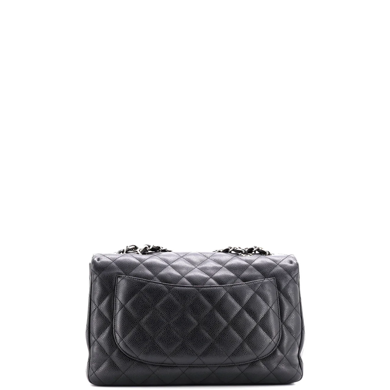Classic Single Flap Bag Quilted Caviar Jumbo - Deep Luxury
