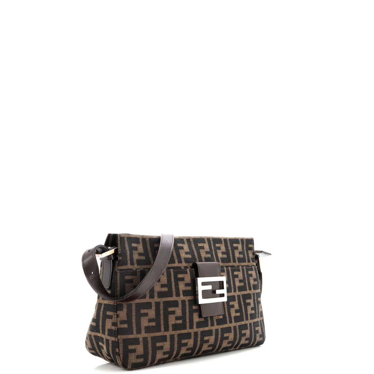 Vintage Pocket Shoulder Bag Zucca Canvas Small - Deep Luxury