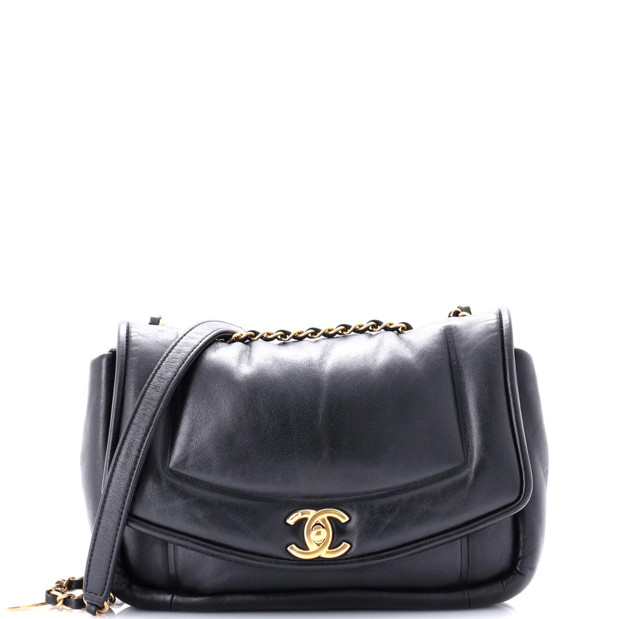 Vintage Puffy Flap Bag Lambskin Small - Deep Luxury