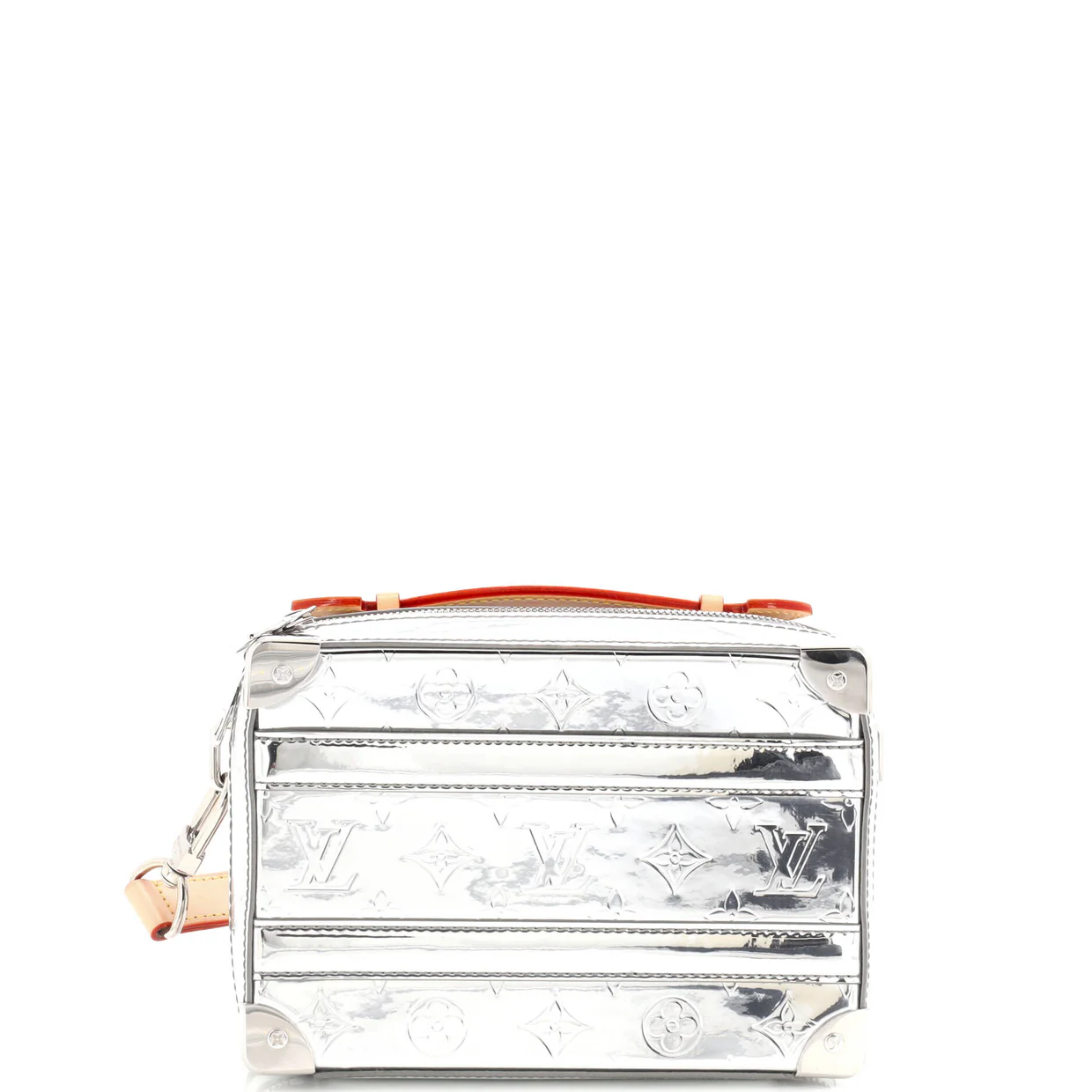 Handle Soft Trunk Bag Monogram Mirror Coated Canvas - Deep Luxury