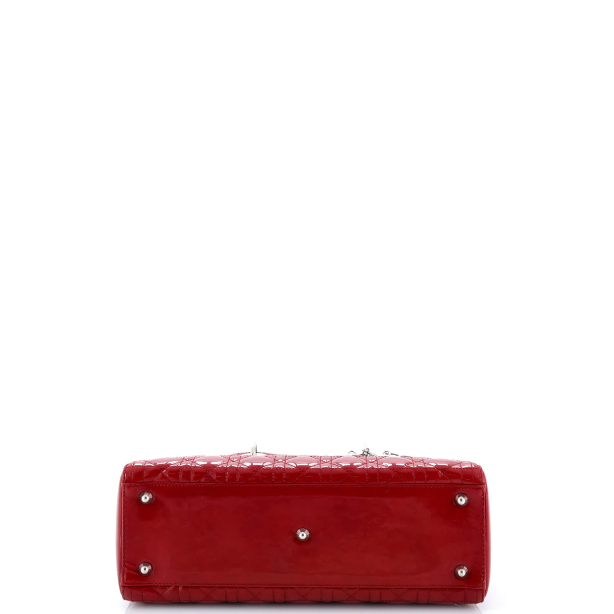 Lady Dior Bag Cannage Quilt Patent Large - Deep Luxury