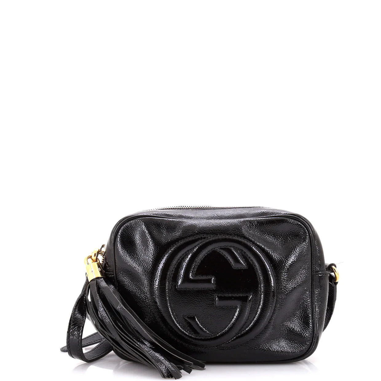 Soho Disco Crossbody Bag Patent Small - Deep Luxury