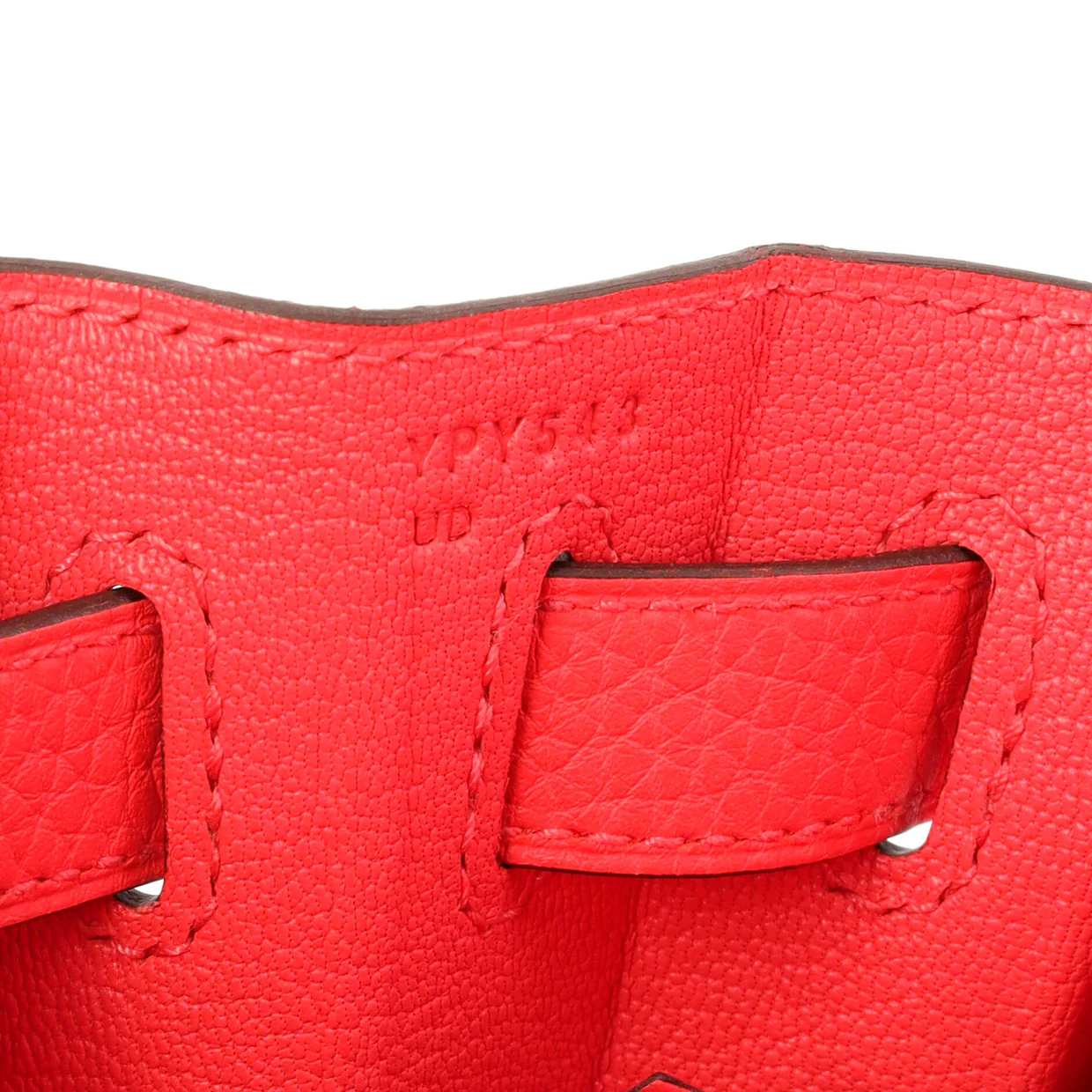 Kelly Handbag Rouge Pivoine Clemence with Palladium Hardware 28 - Deep Luxury