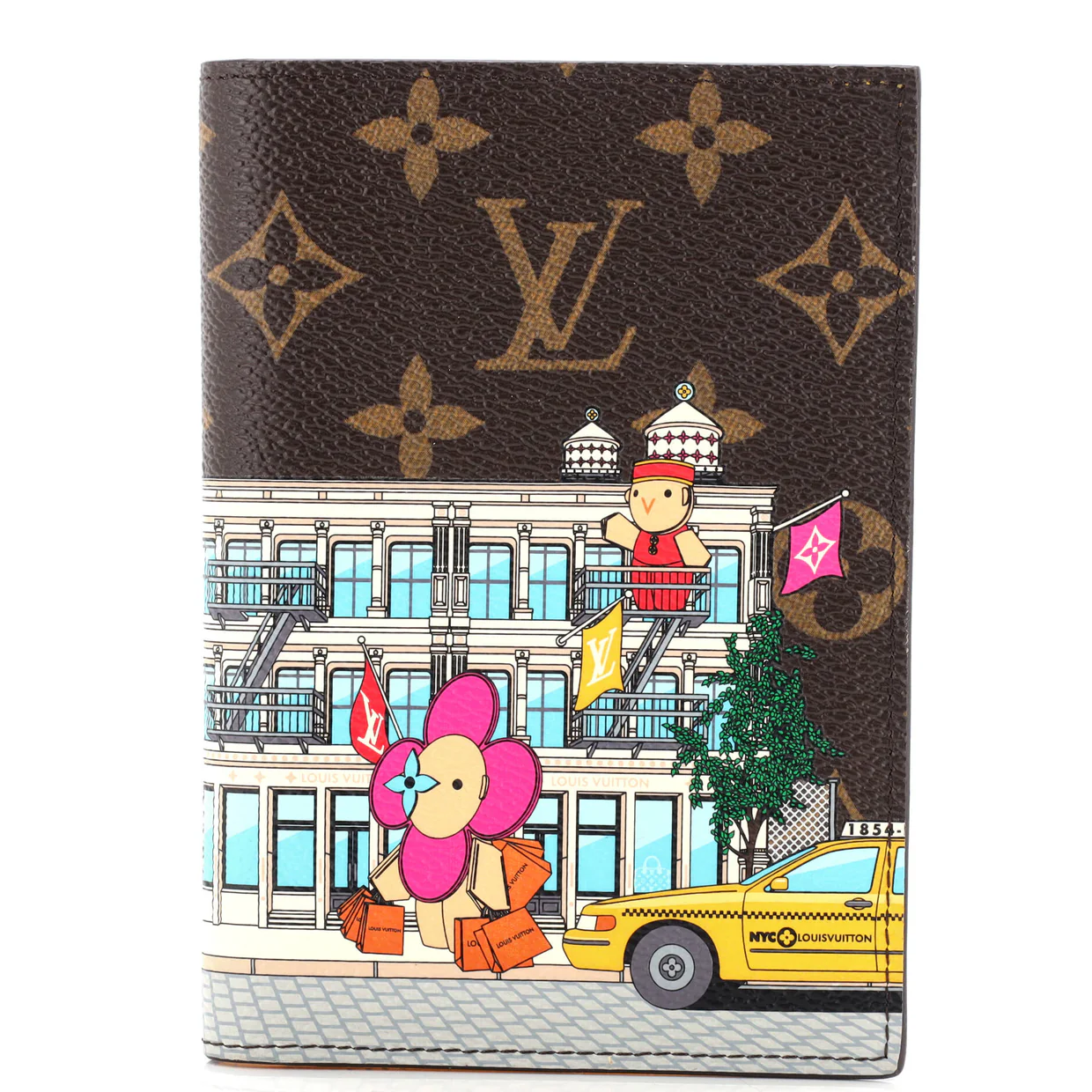Passport Cover Limited Edition Vivienne Xmas Monogram Canvas - Deep Luxury