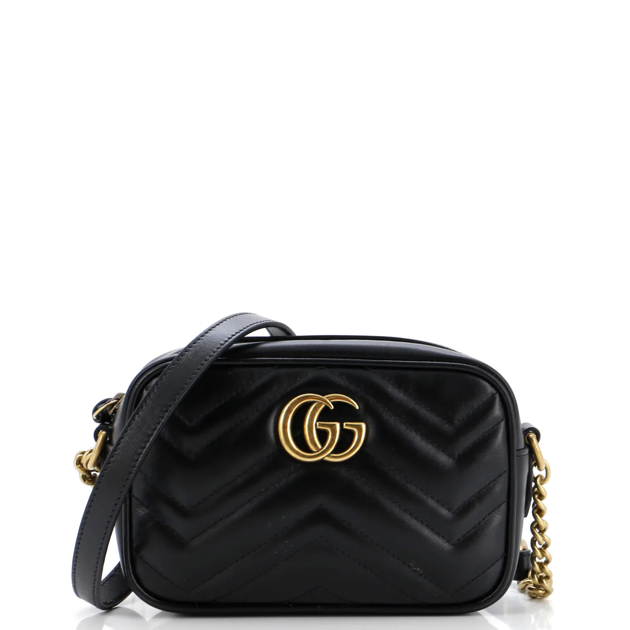 GG Marmont Shoulder Bag Matelasse Leather Mini - Deep Luxury