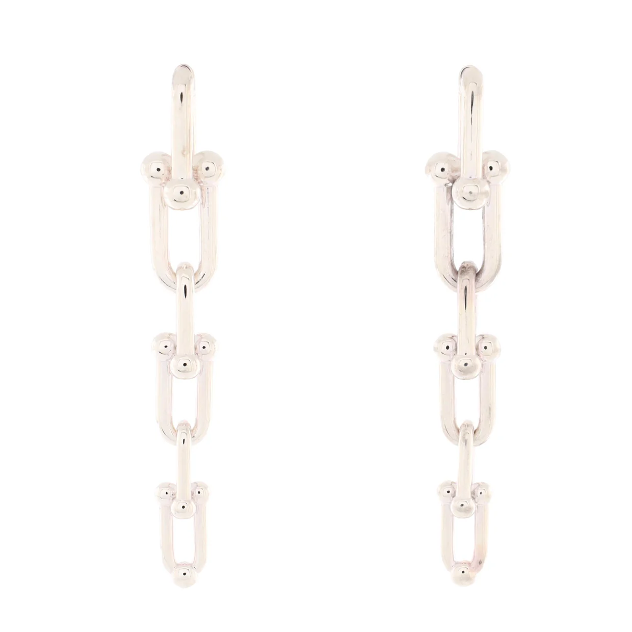 HardWear Triple Graduated Link Earrings Sterling Silver - Deep Luxury