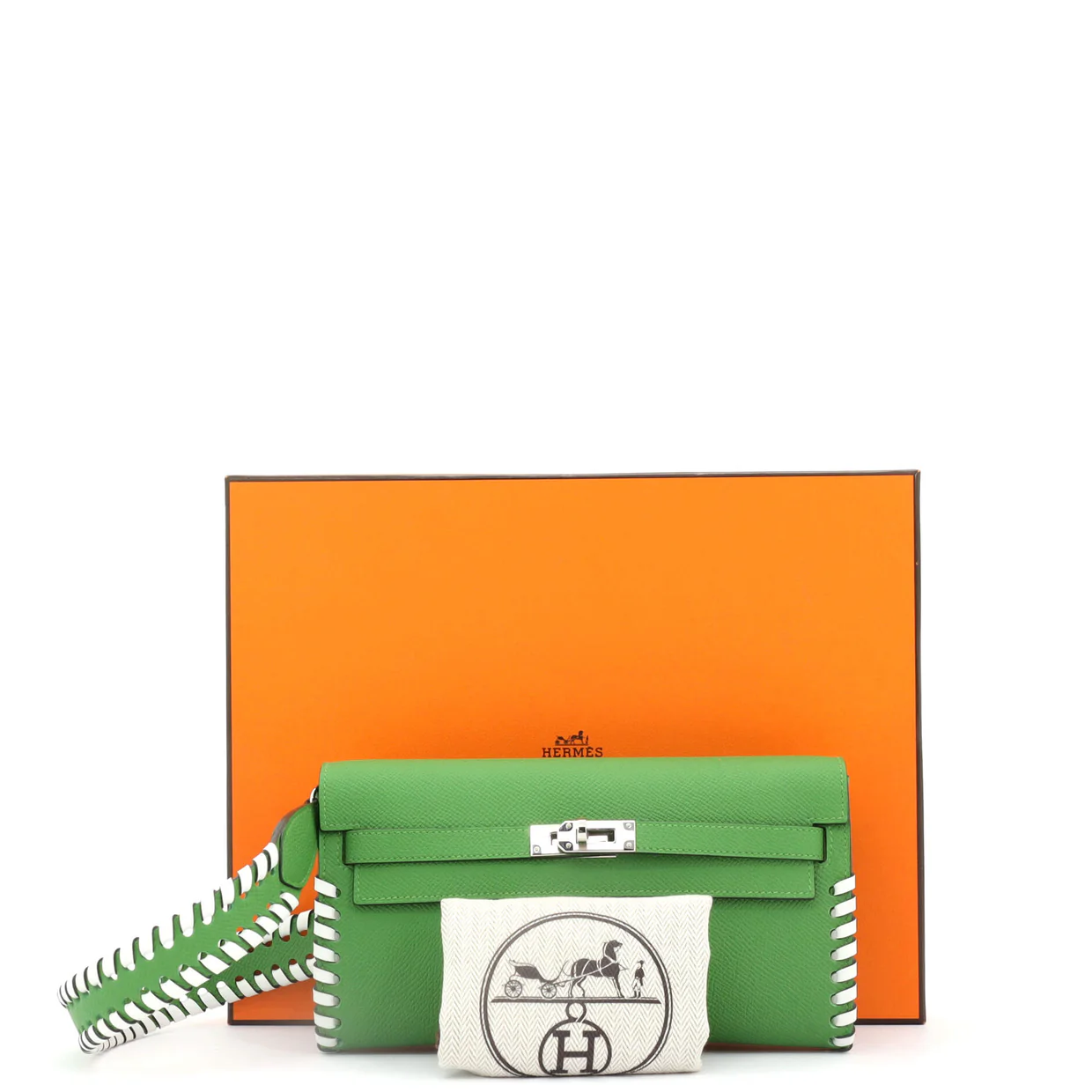Kelly To Go Wallet Tressage Epsom - Deep Luxury