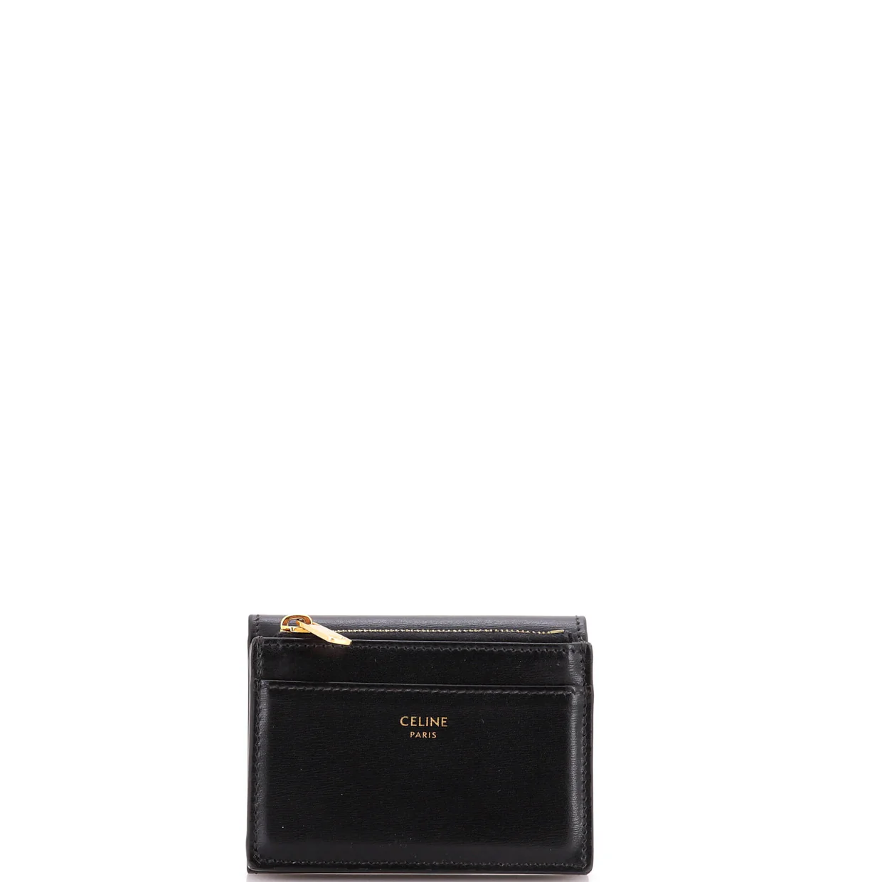 Triomphe Trifold Wallet Leather Small - Deep Luxury