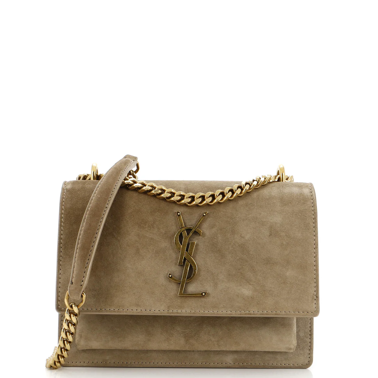 Sunset Crossbody Bag Suede Small - Deep Luxury