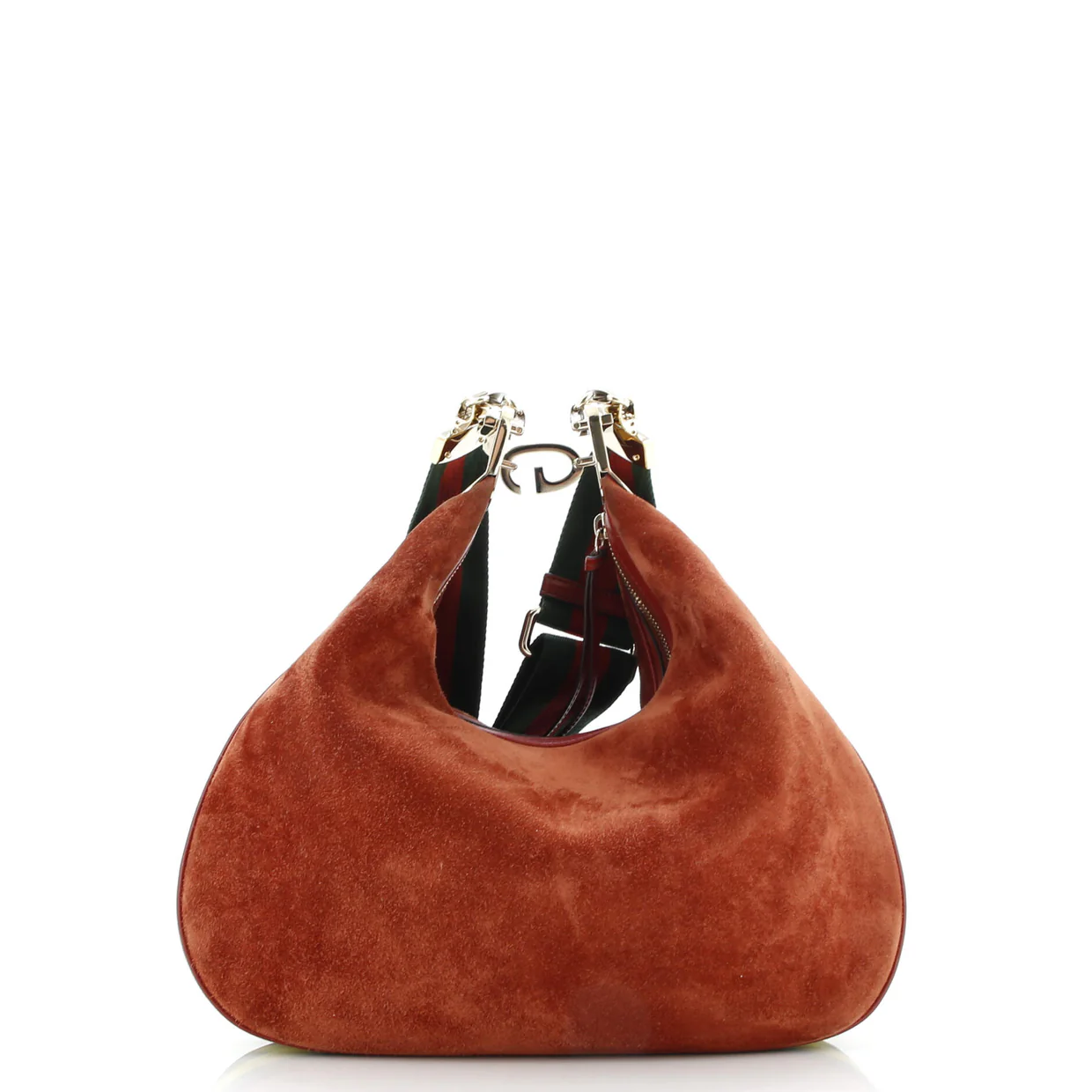 Attache Shoulder Bag Suede Large - Deep Luxury