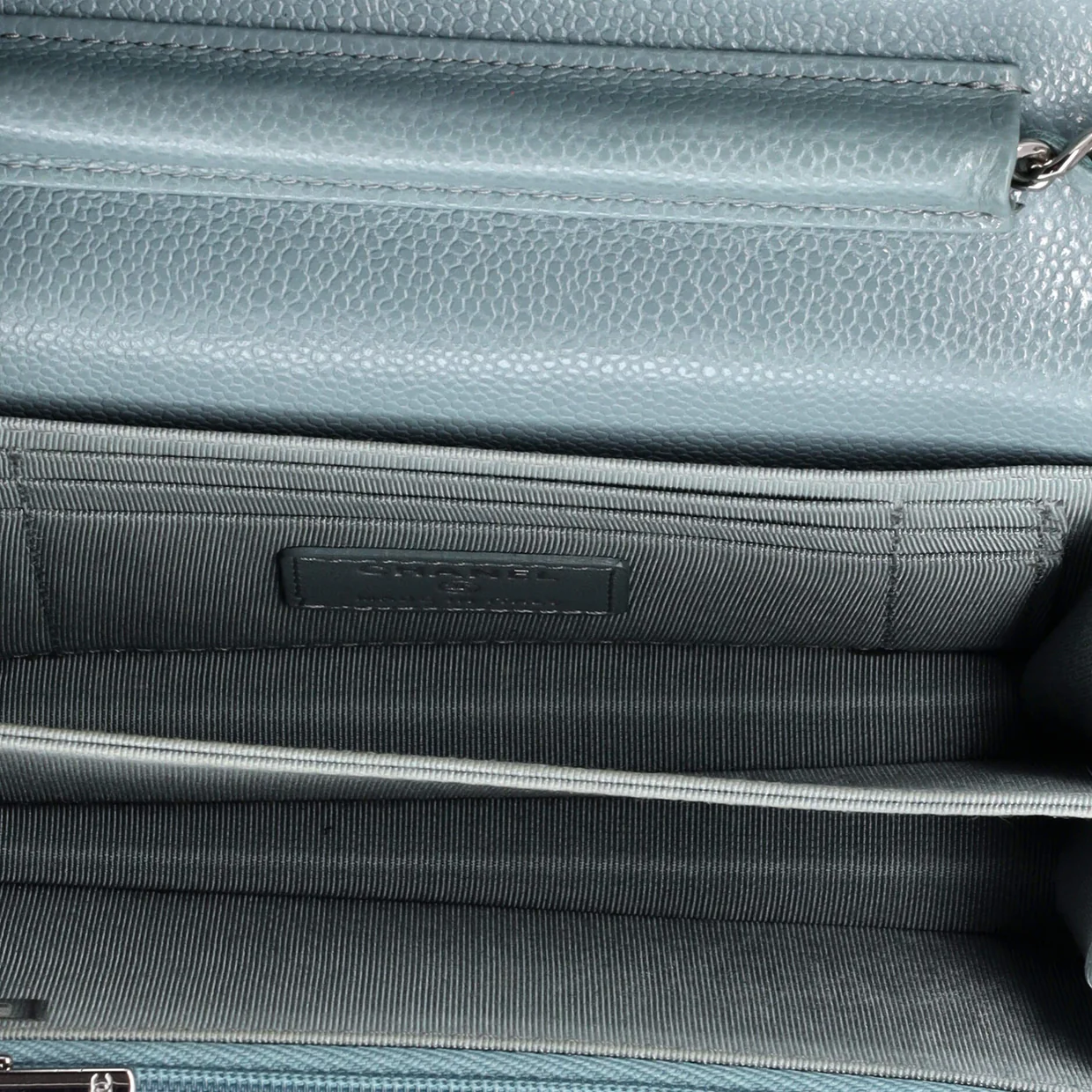 Wallet on Chain Quilted Caviar Mini - Deep Luxury