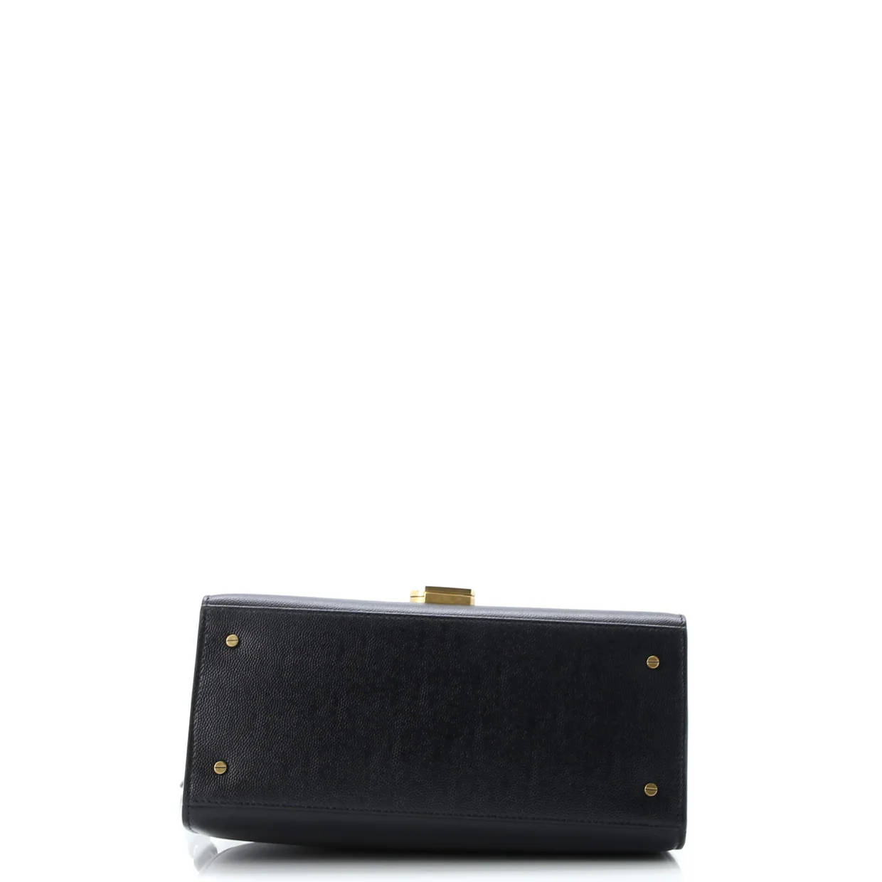 Cassandra Top Handle Bag Leather Medium - Deep Luxury