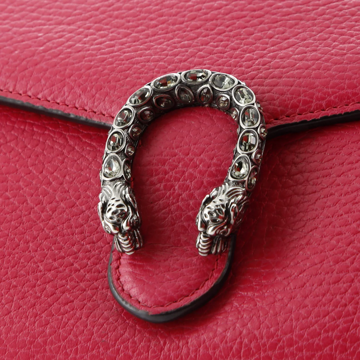 Dionysus Chain Wallet Leather with Embellished Detail Small - Deep Luxury