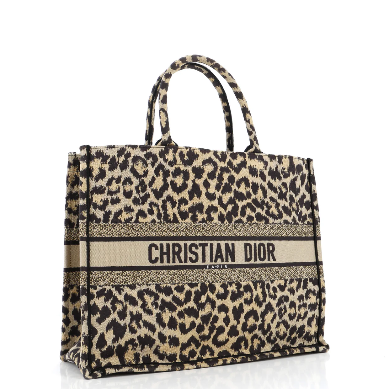 Book Tote Mizza Embroidered Canvas Large - Deep Luxury