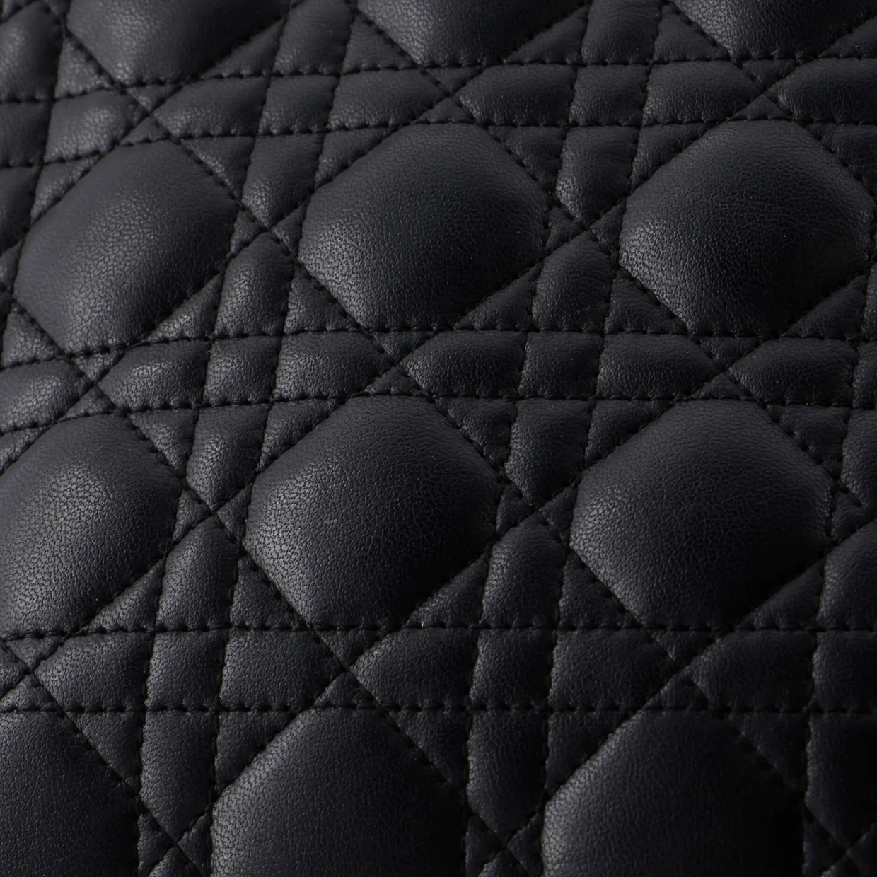 Lady Dior Bag Cannage Quilt Lambskin Medium - Deep Luxury