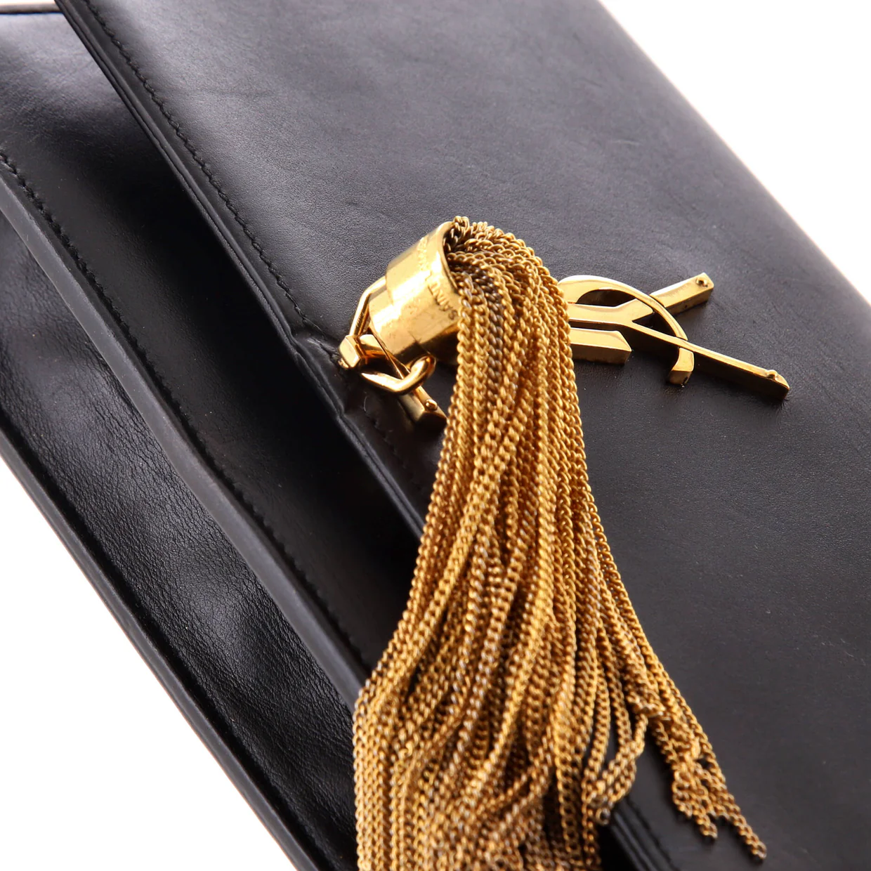 Classic Monogram Tassel Chain Wallet Leather - Deep Luxury