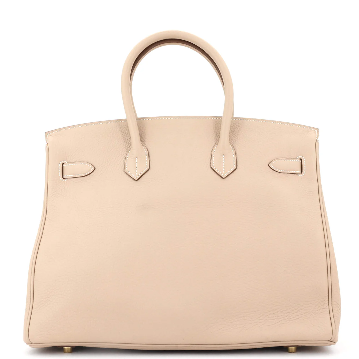 Birkin Handbag Light Clemence with Gold Hardware 35 - Deep Luxury