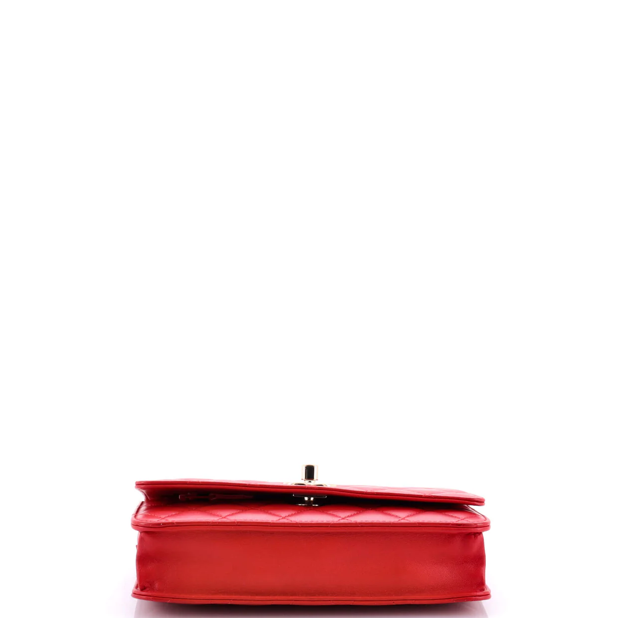 Trendy Chain CC Wallet on Chain Quilted Lambskin - Deep Luxury