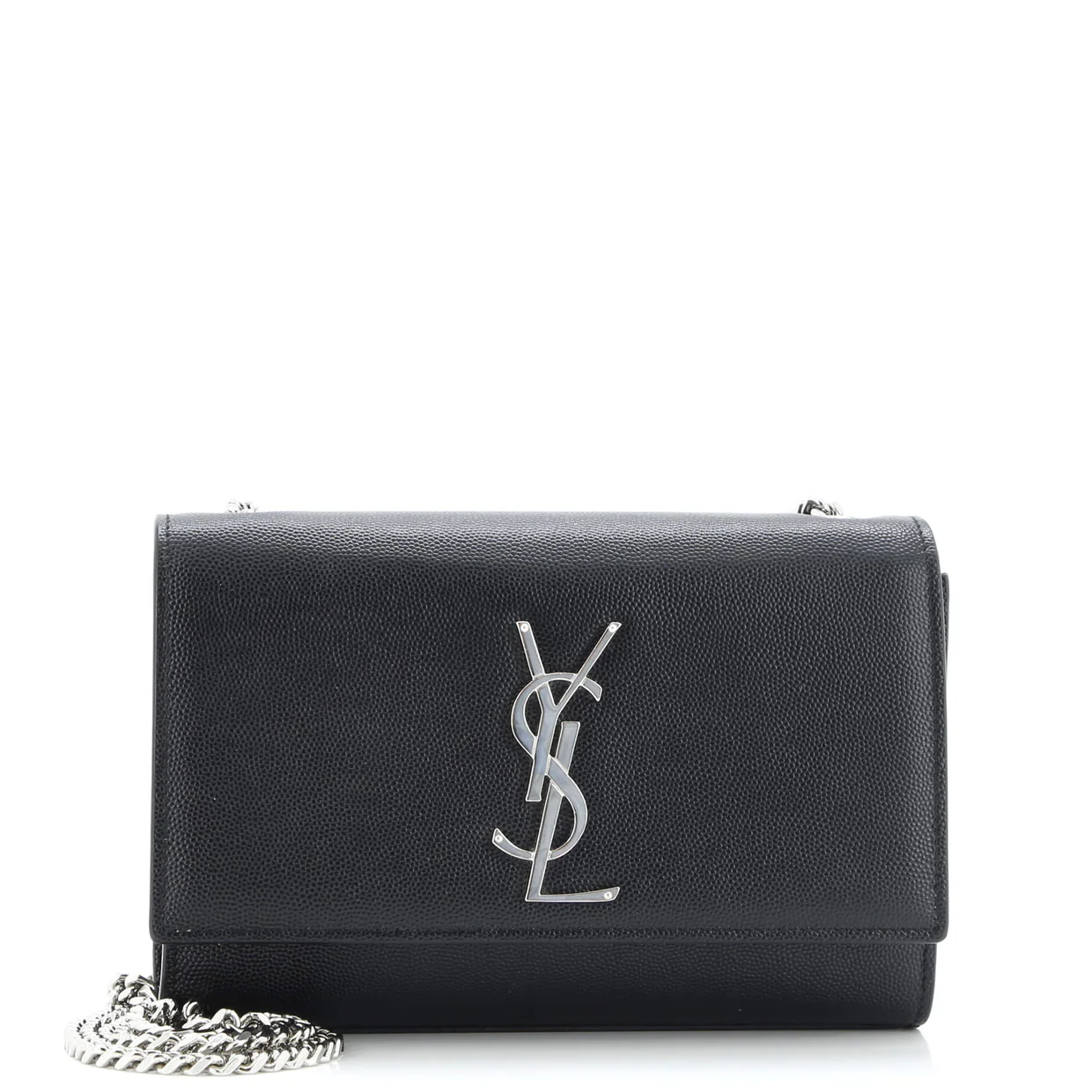 Classic Monogram Crossbody Bag Grainy Leather Medium - Deep Luxury