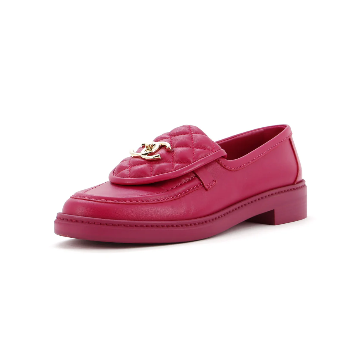 Women's CC Loafers Quilted Leather - Deep Luxury