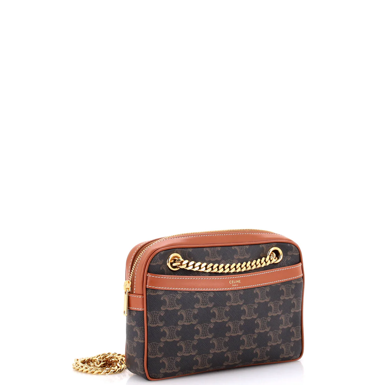 Patapans Bag Triomphe Coated Canvas Small - Deep Luxury