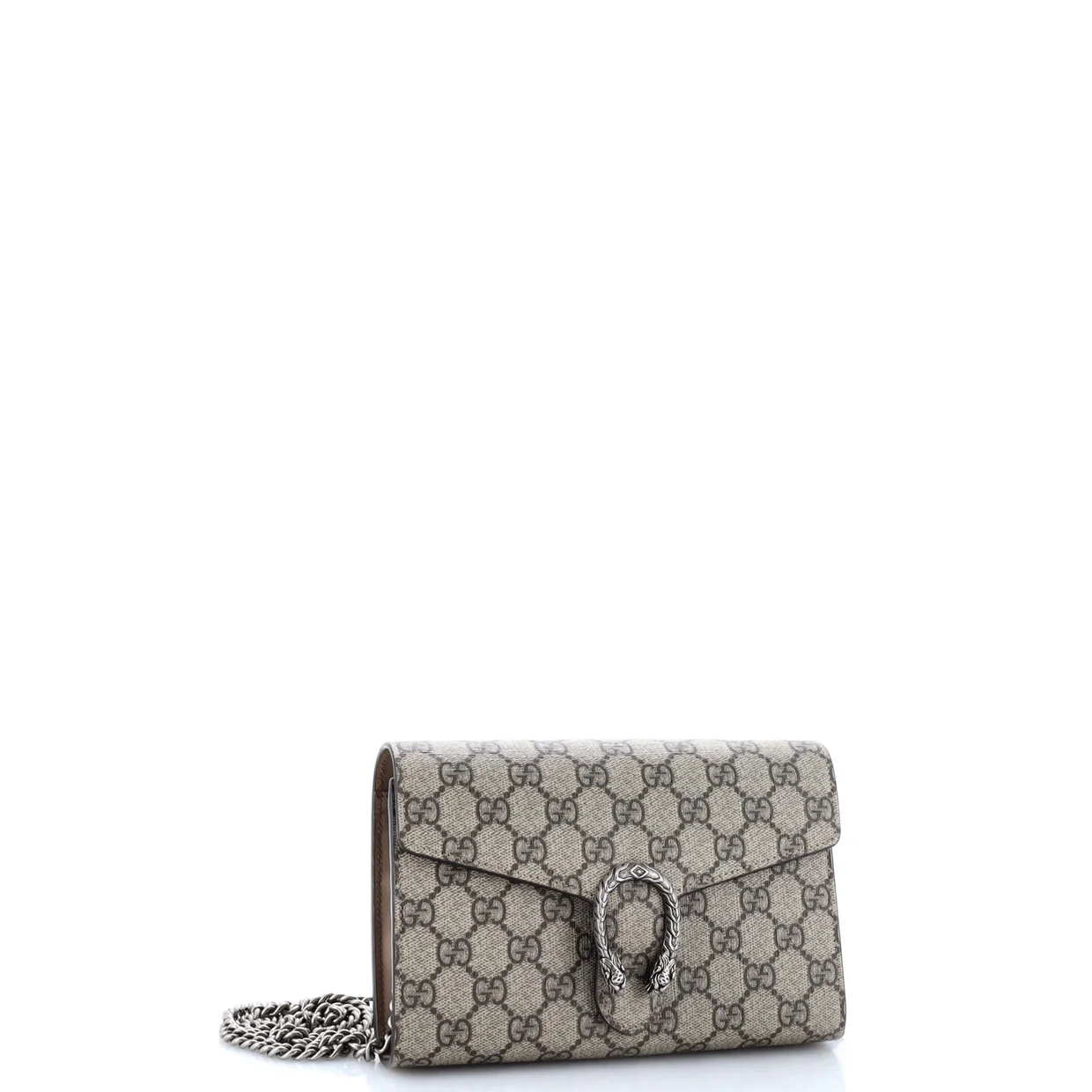 Dionysus Chain Wallet GG Coated Canvas Small - Deep Luxury
