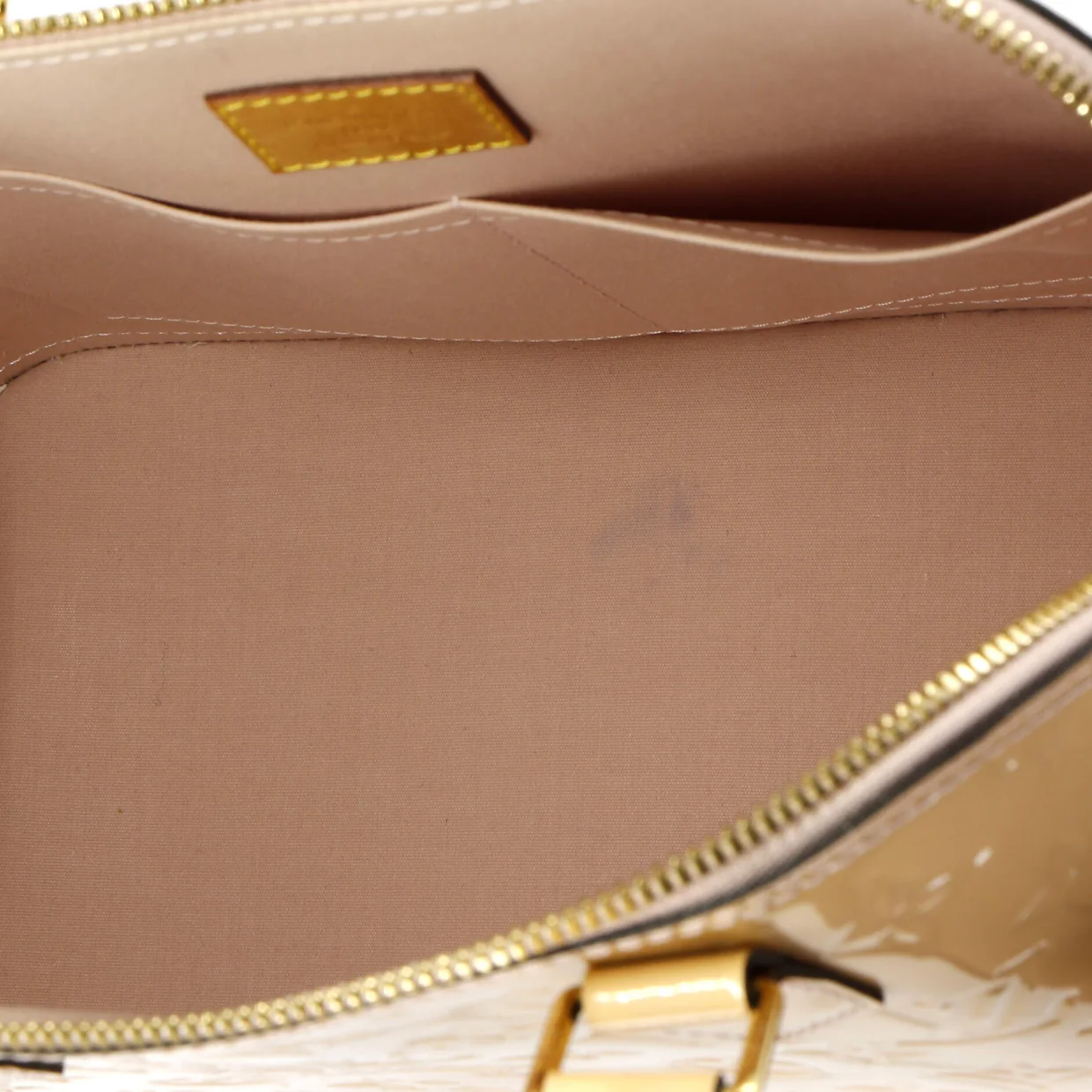 Alma Handbag Monogram Vernis BB - Deep Luxury