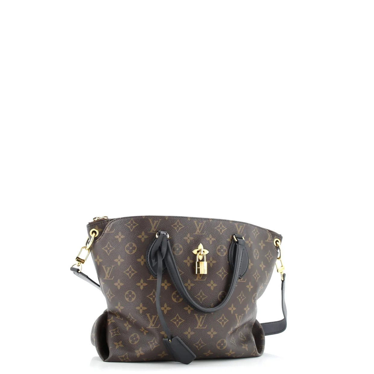 Flower Zipped Tote Monogram Canvas MM - Deep Luxury