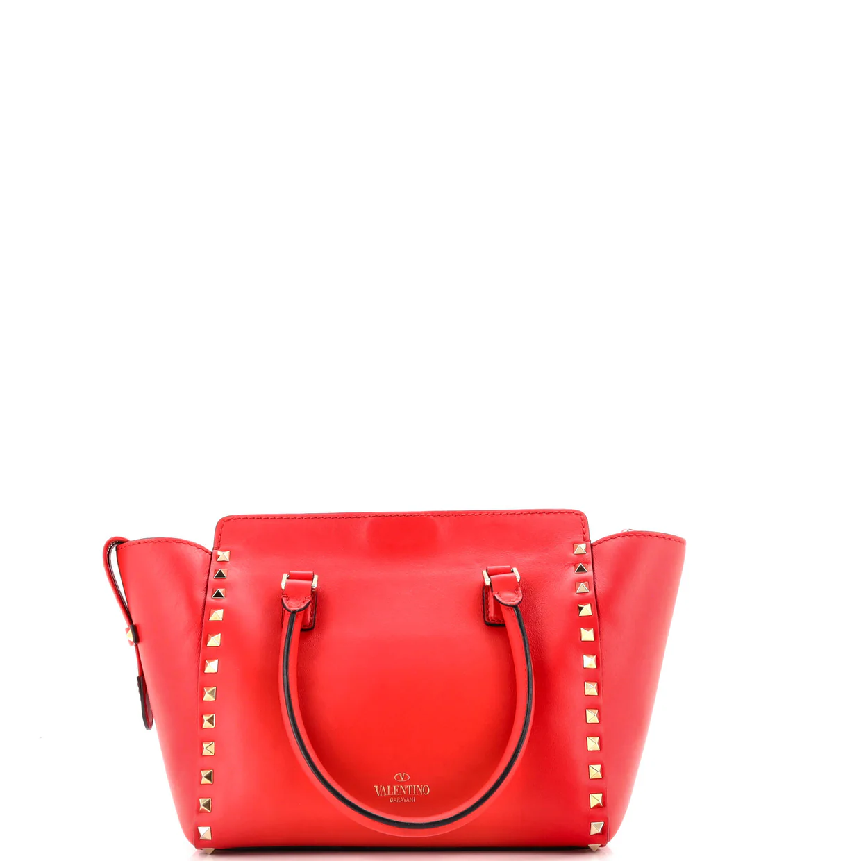 Rockstud Tote Rigid Leather Small - Deep Luxury