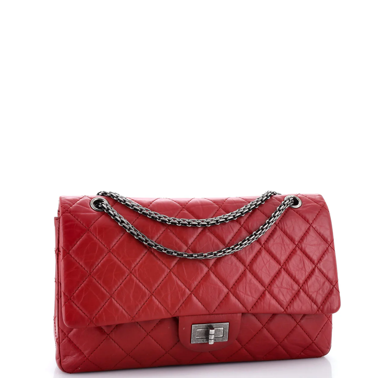 Reissue 2.55 Flap Bag Quilted Aged Calfskin 228 - Deep Luxury