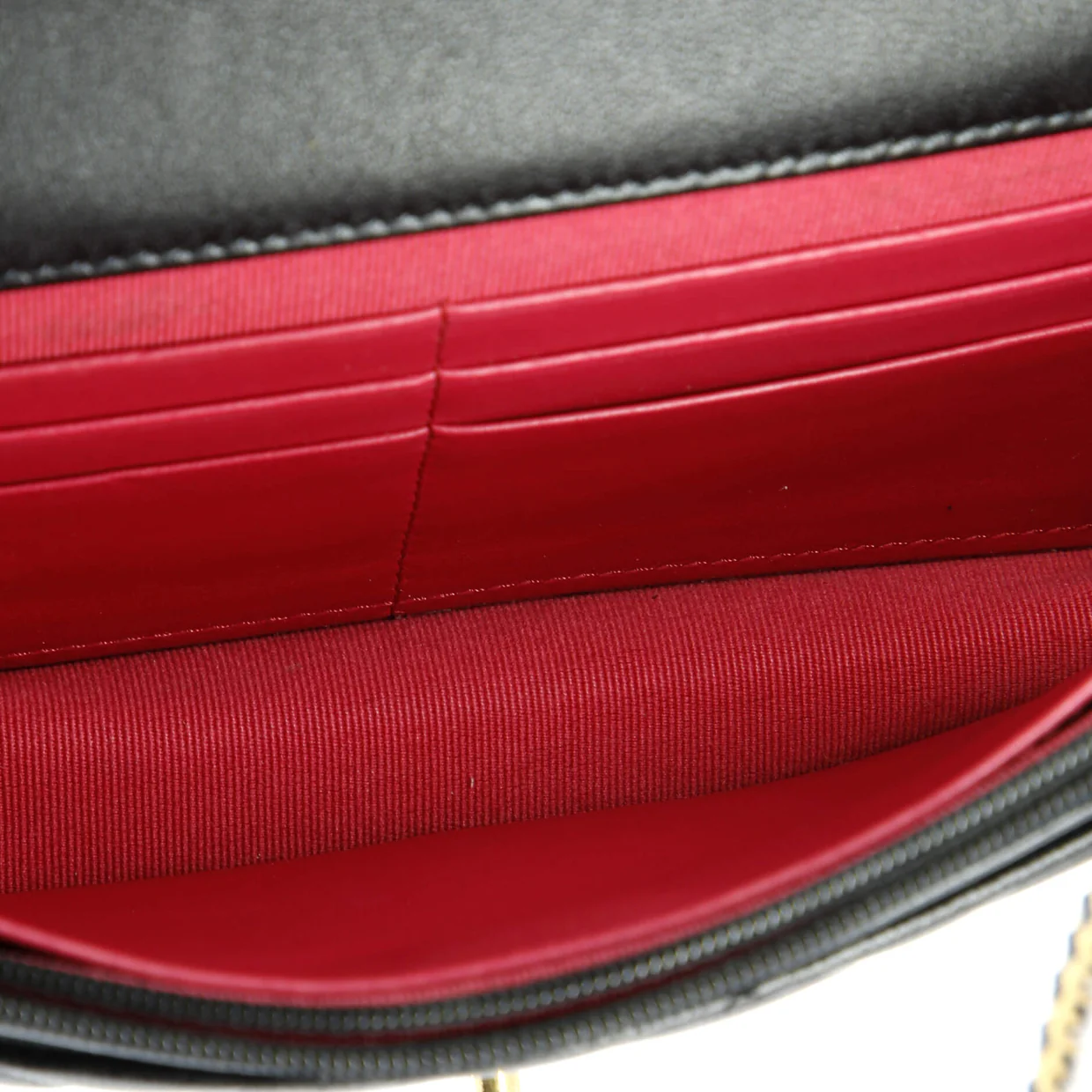 Coco Love CC Heart Wallet on Chain Quilted Lambskin - Deep Luxury