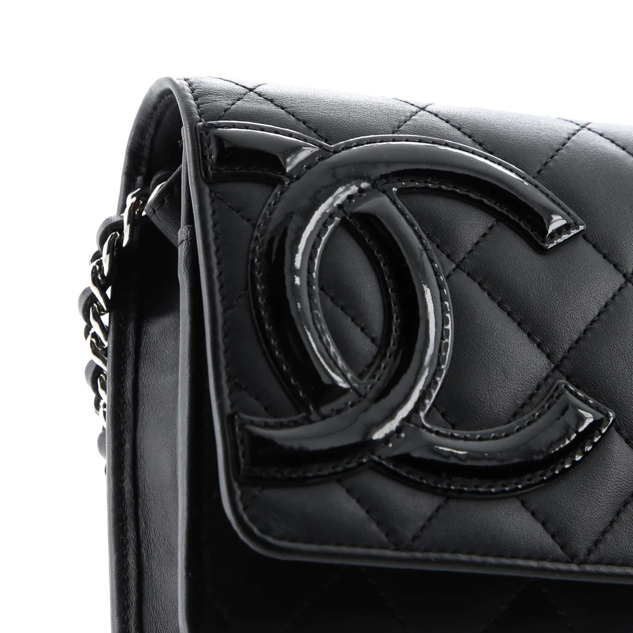 Cambon Wallet on Chain Quilted Leather - Deep Luxury
