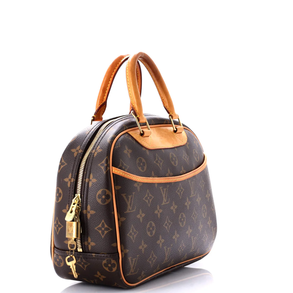 Trouville Handbag Monogram Canvas - Deep Luxury