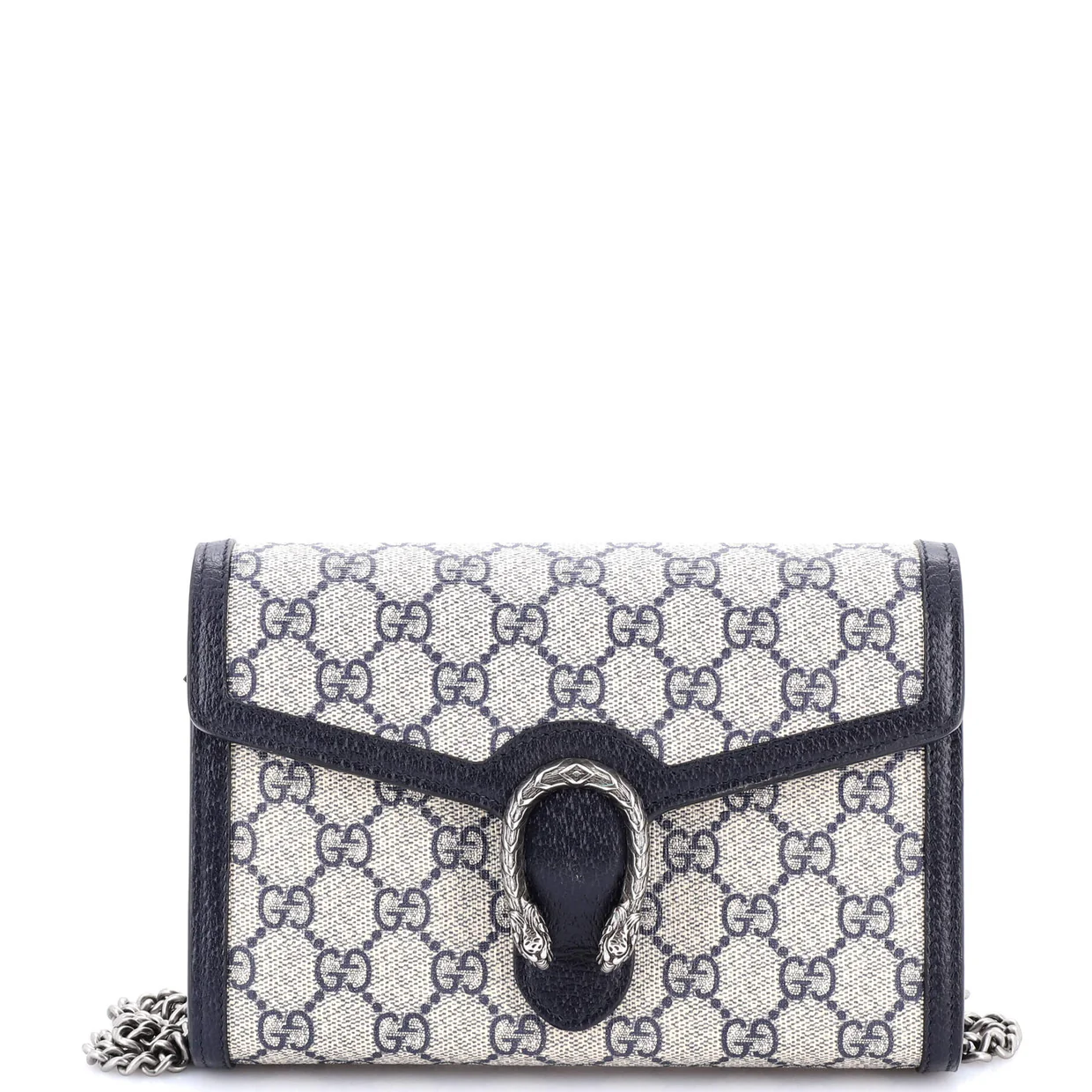 Dionysus Chain Wallet GG Coated Canvas Small - Deep Luxury