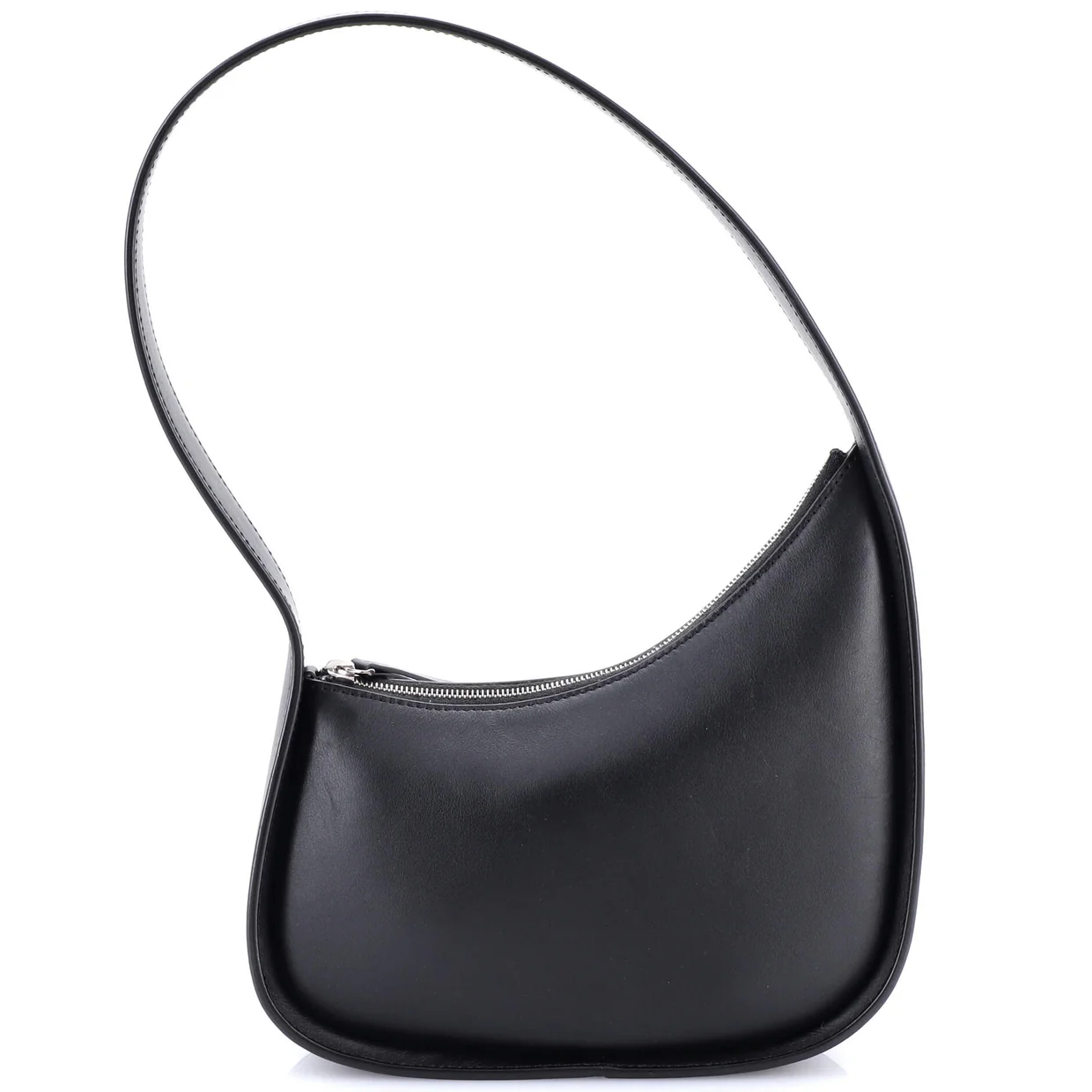 Half Moon Shoulder Bag Leather - Deep Luxury