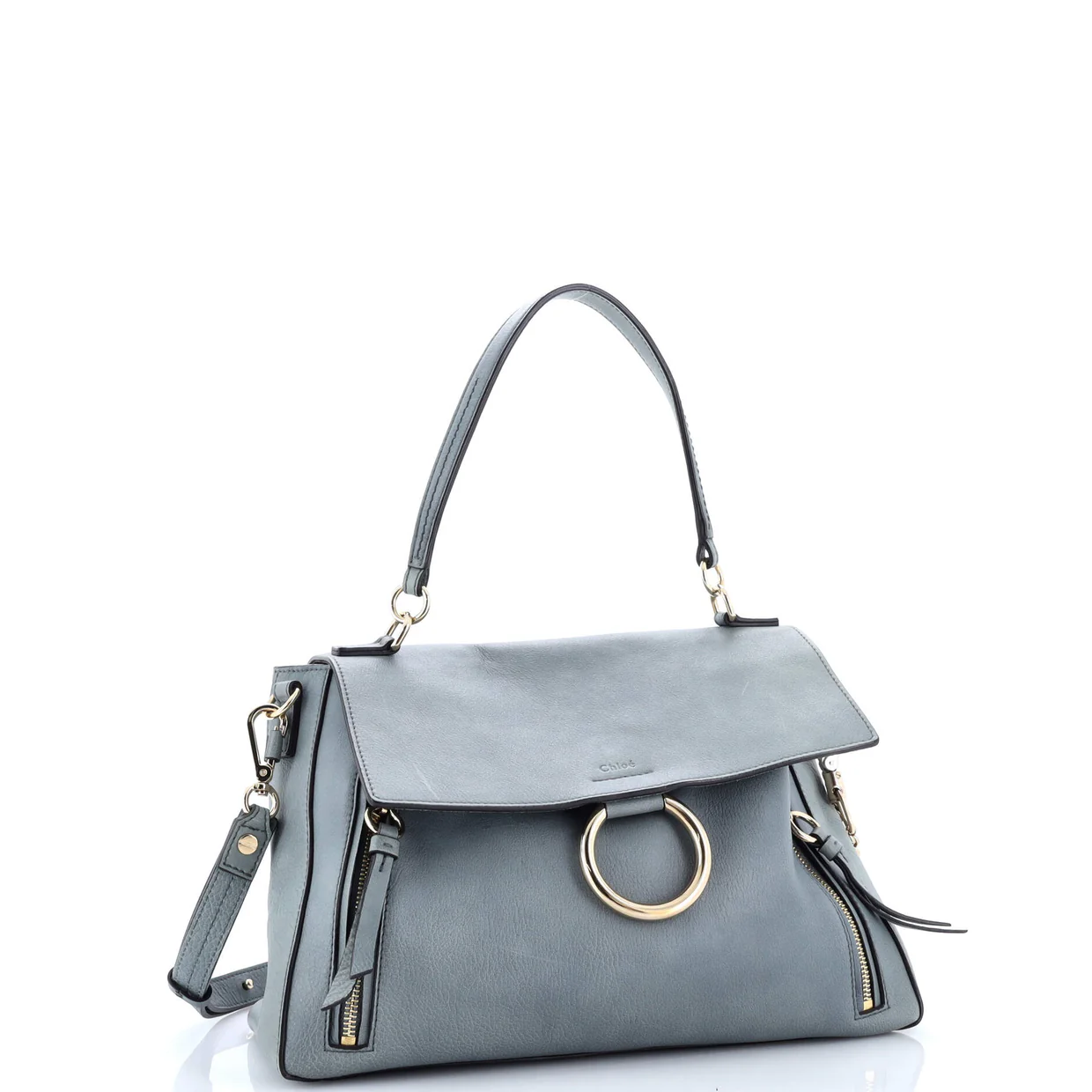 Faye Day Bag Leather Medium - Deep Luxury