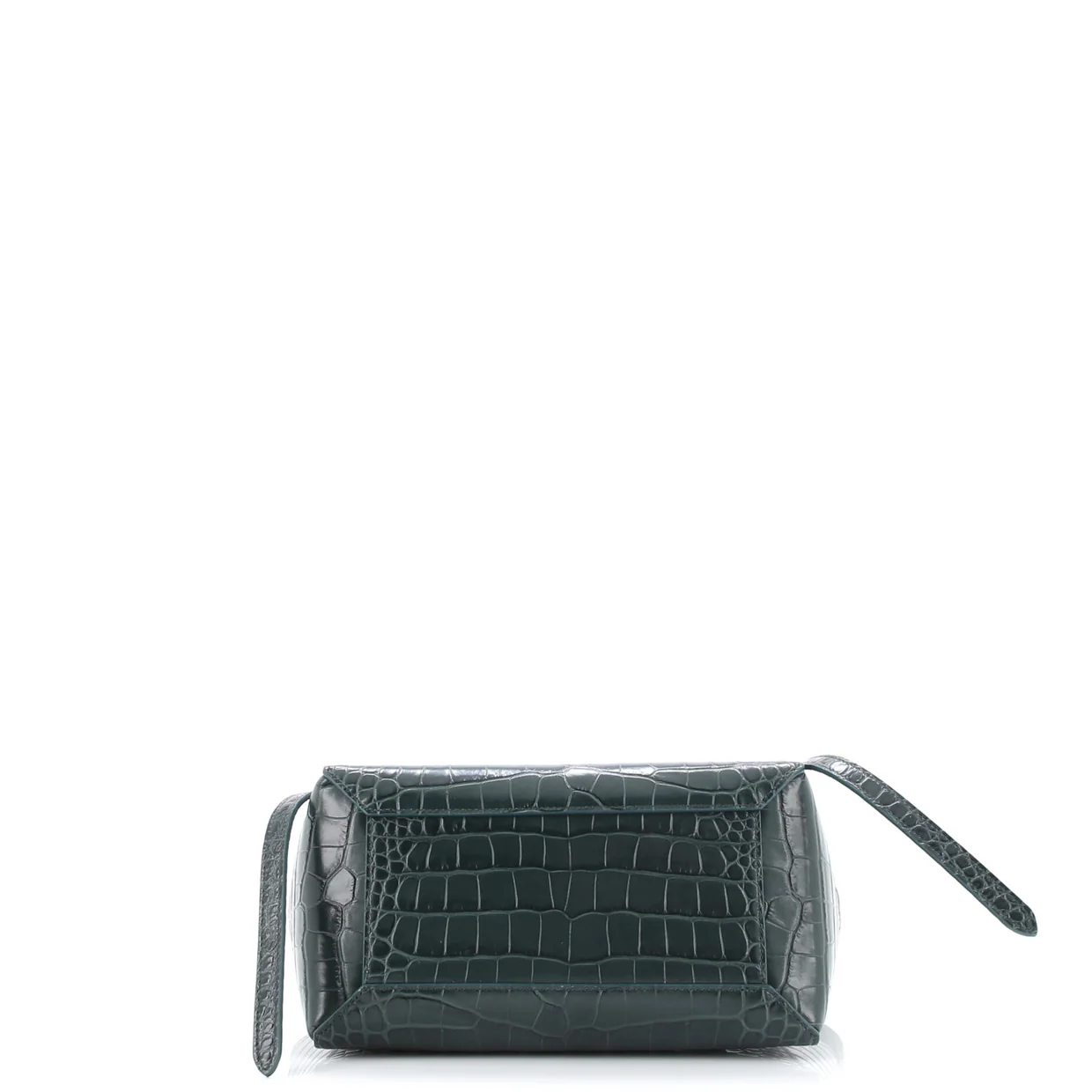 Belt Bag Crocodile Embossed Leather Micro - Deep Luxury