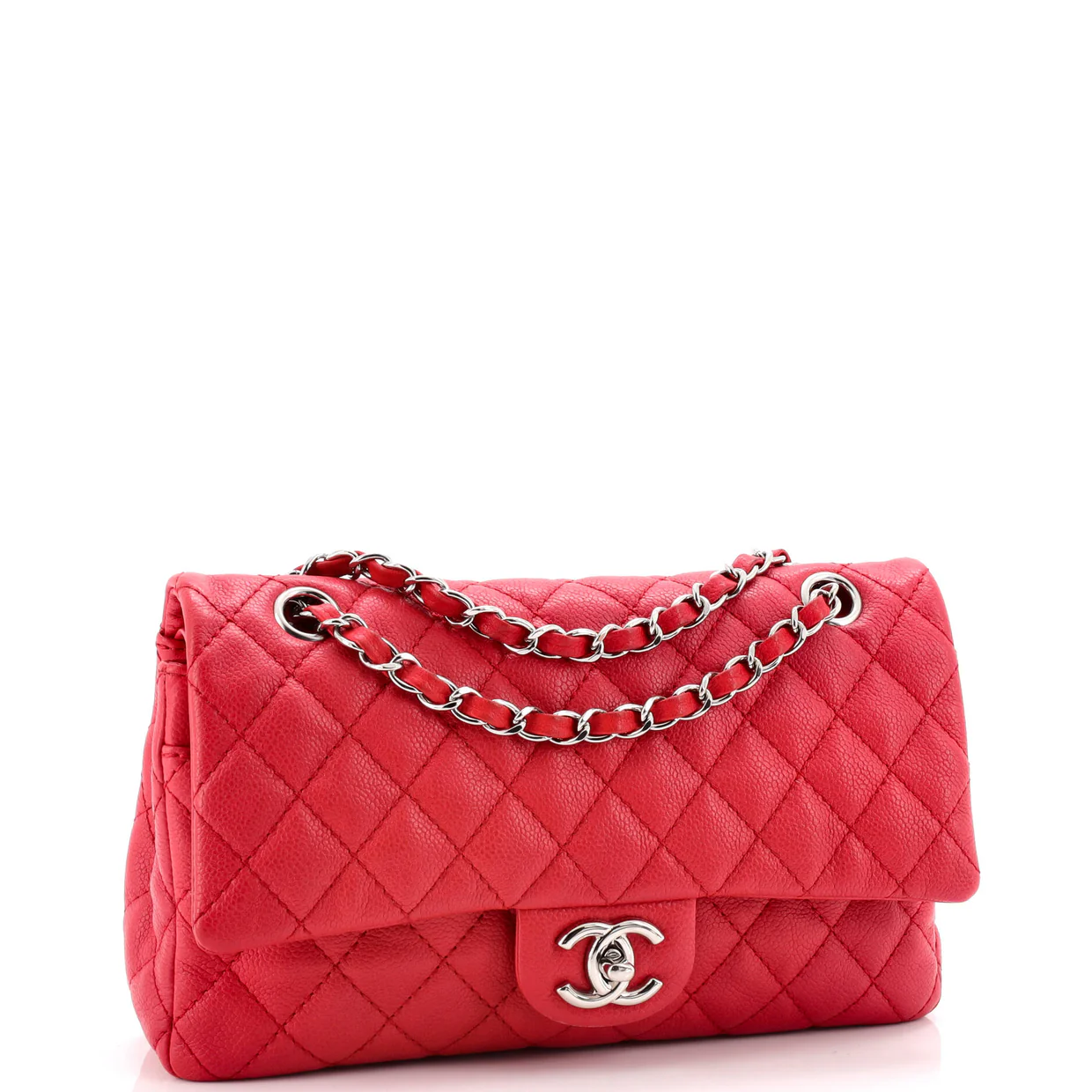 Classic Double Flap Bag Quilted Caviar Medium - Deep Luxury