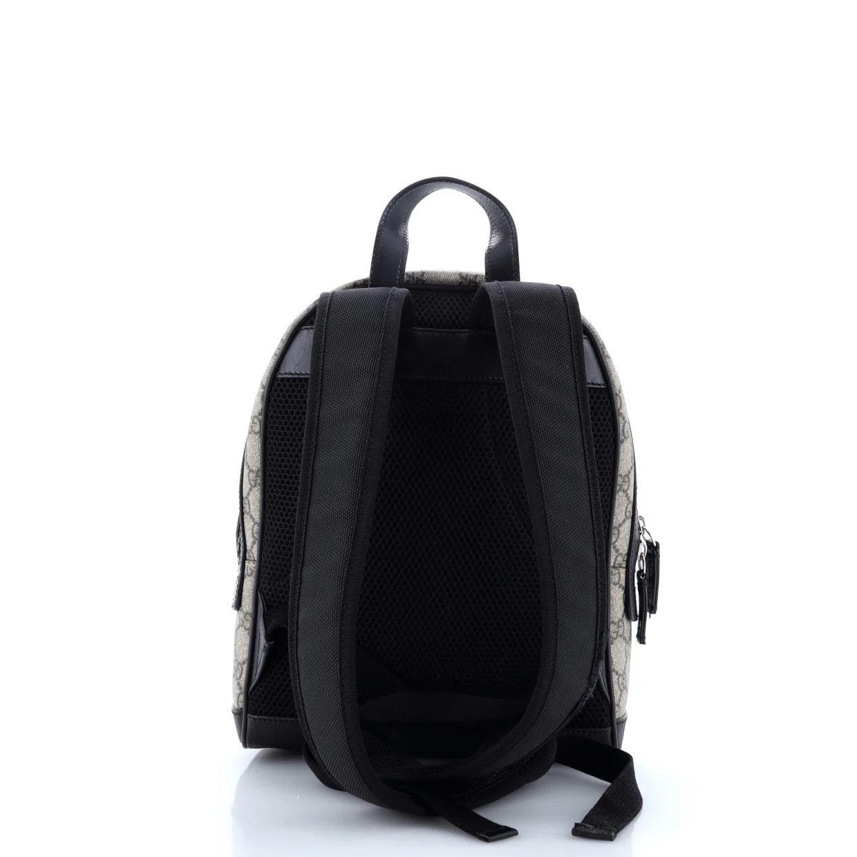 Zip Pocket Backpack GG Coated Canvas Small - Deep Luxury