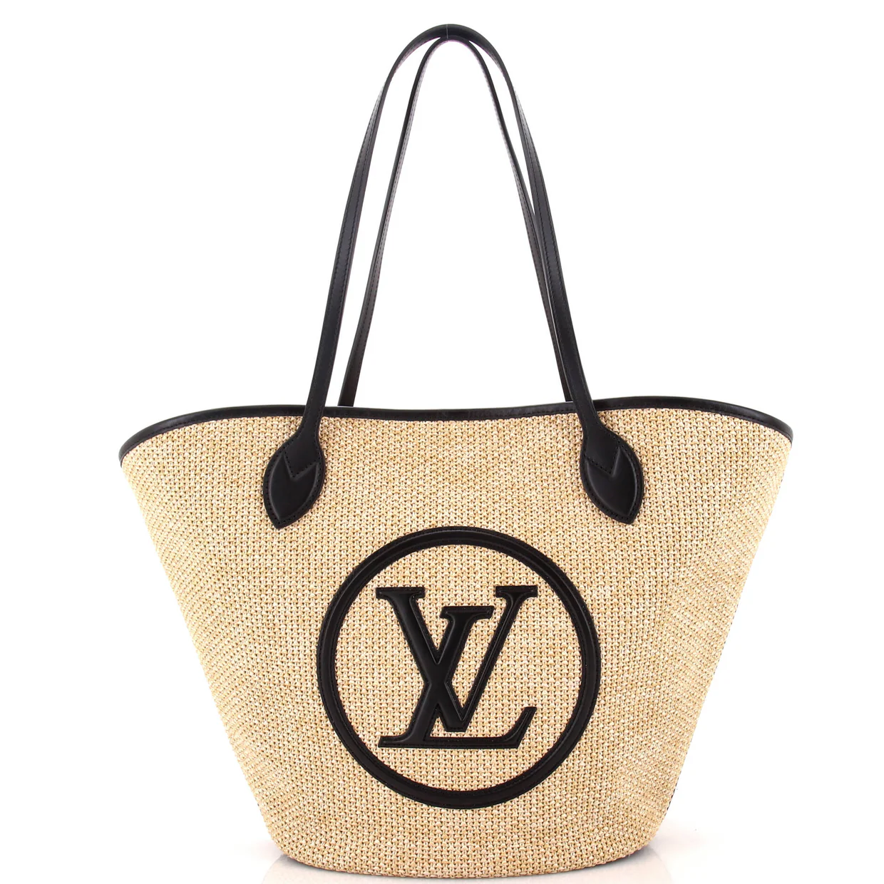 Saint Jacques NM Handbag Raffia and Leather - Deep Luxury