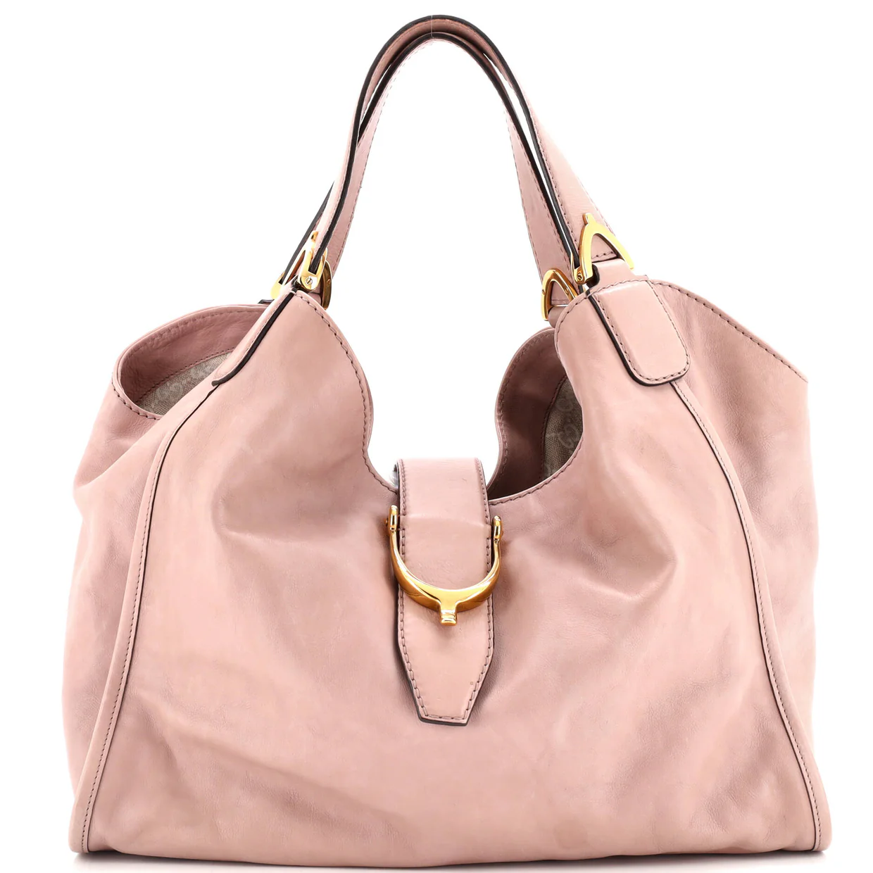 Soft Stirrup Tote Leather Medium - Deep Luxury