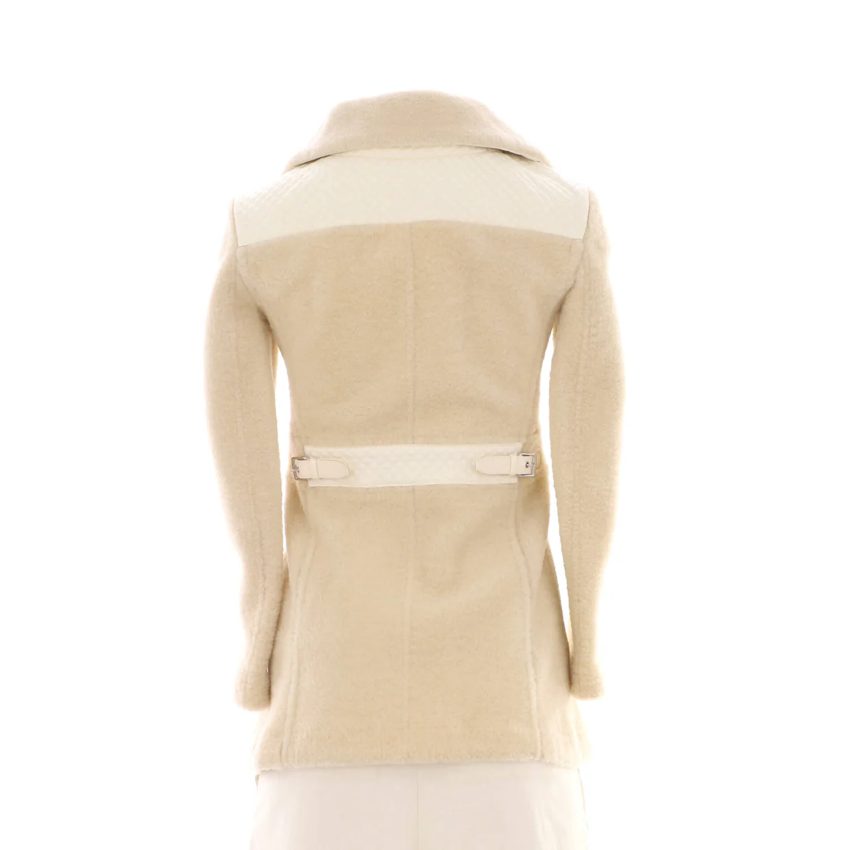 Women's Manteau Duffle Coat Fur and Cotton - Deep Luxury
