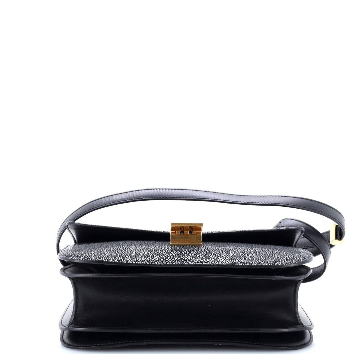 Classic Box Bag Stingray Medium - Deep Luxury