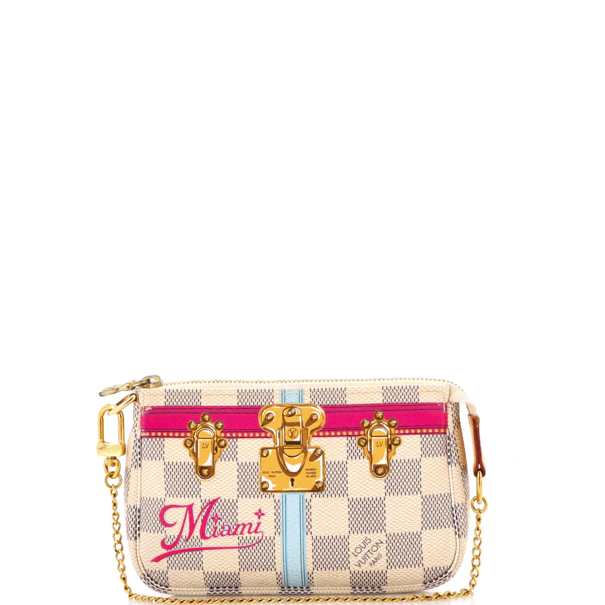 Pochette Accessoires Limited Edition Cities Damier Summer Trunks Mini - Deep Luxury