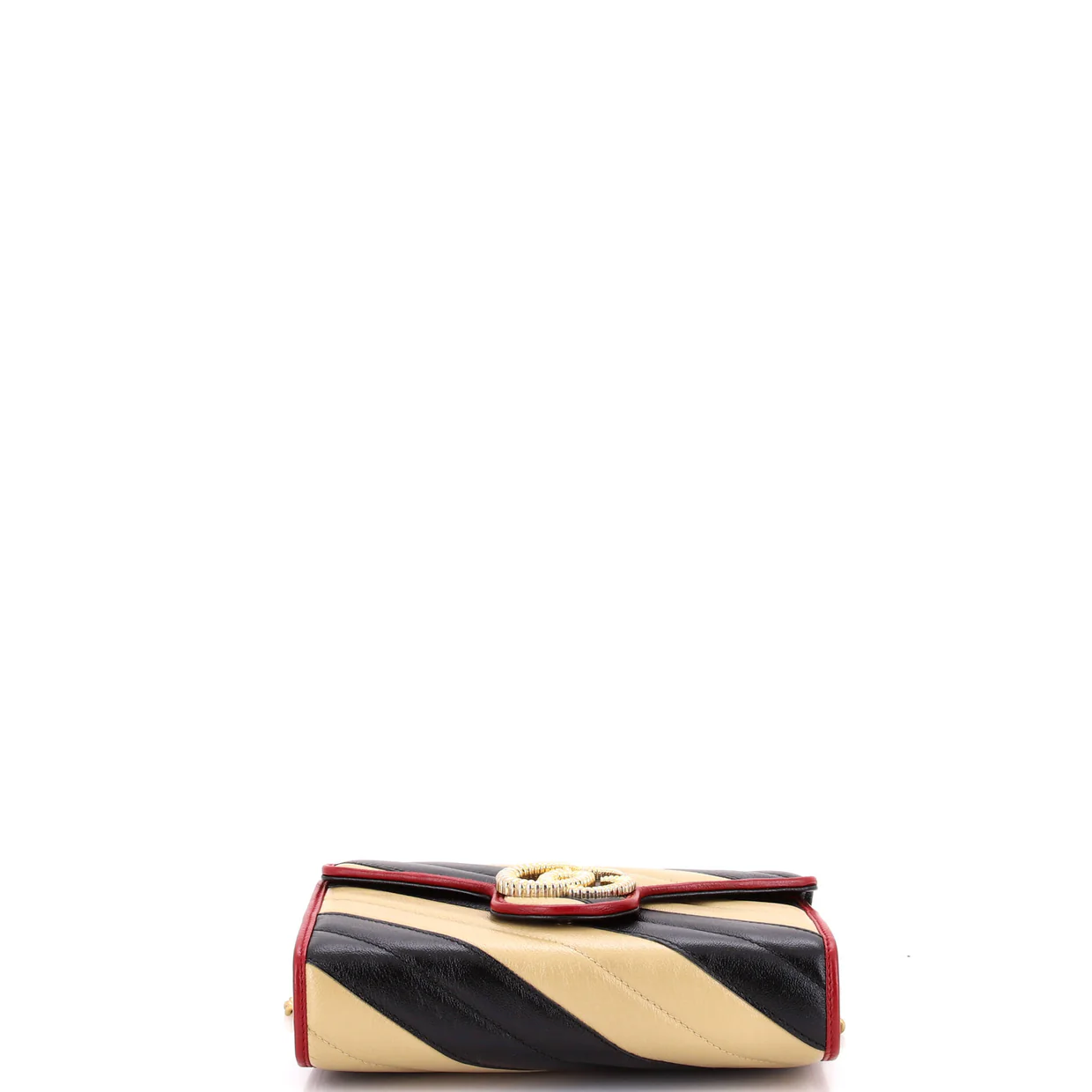 GG Marmont Chain Wallet Diagonal Quilted Leather Mini - Deep Luxury