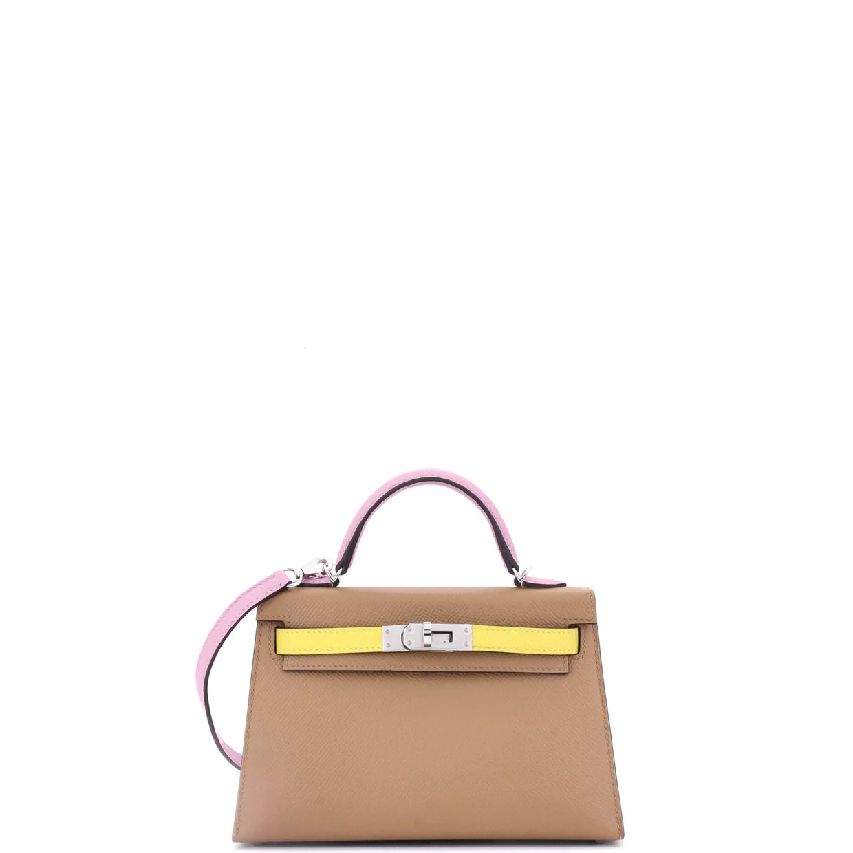Kelly Mini II Bag Tricolor Epsom with Palladium Hardware 20 - Deep Luxury