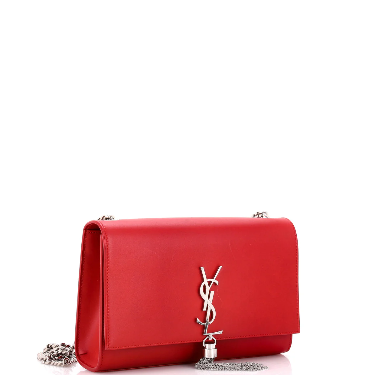 Classic Monogram Tassel Crossbody Bag Leather Medium - Deep Luxury